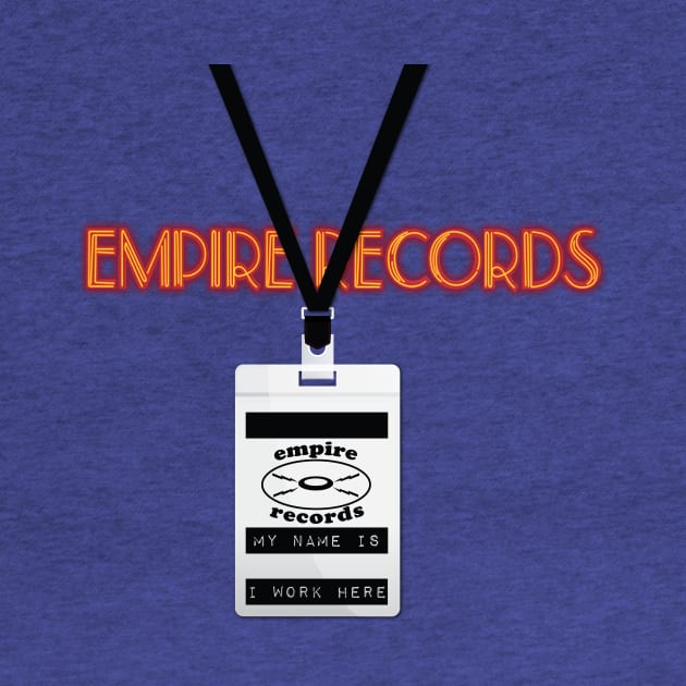 Empire Records Employee Badge - Blank by 3 Guys and a Flick